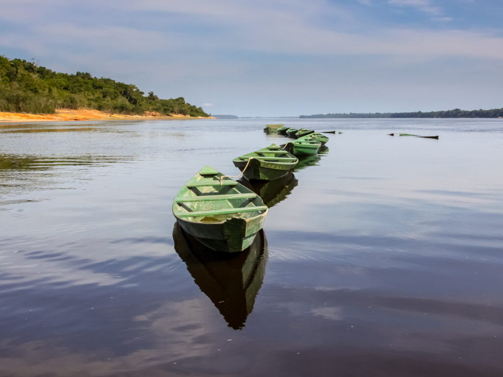 Boats on the Amazon