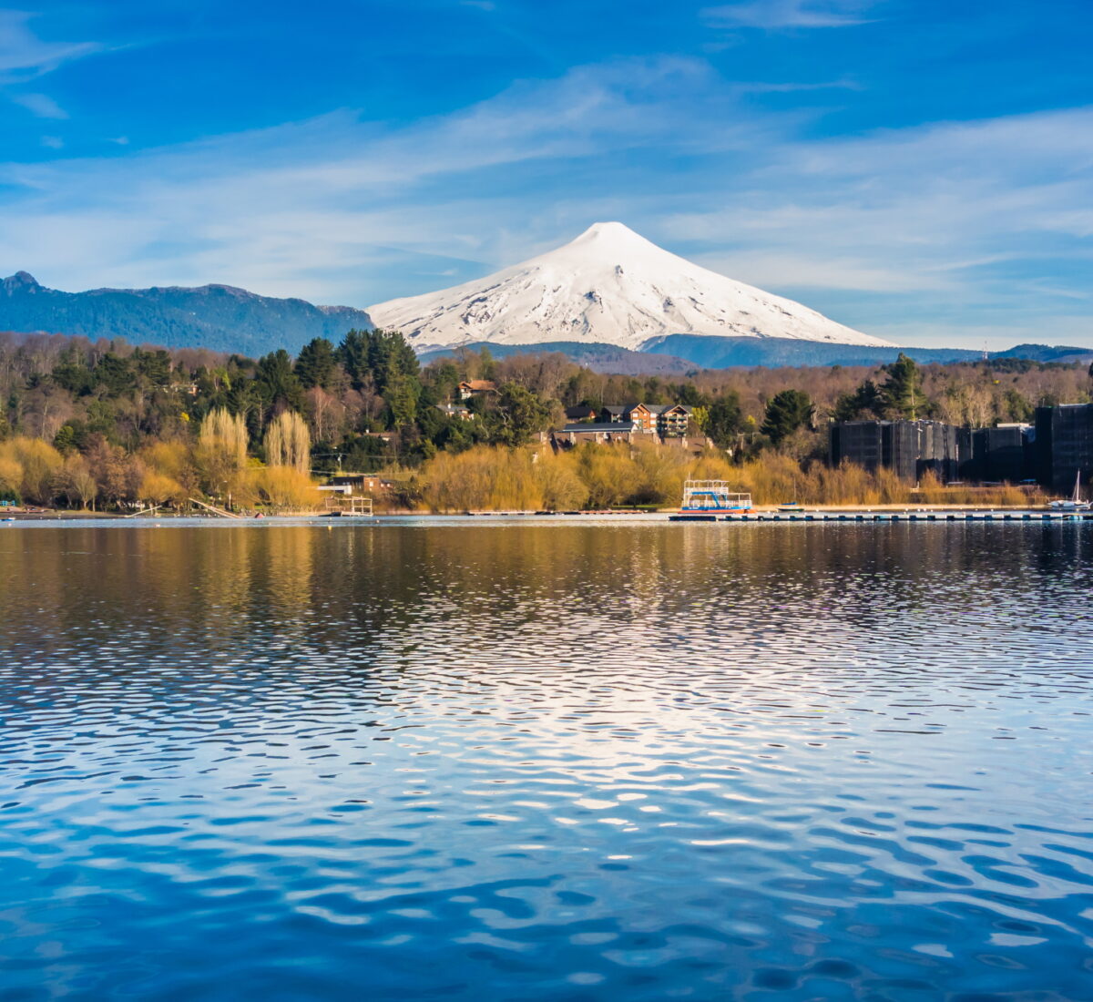 View of Vilarrica Volcano