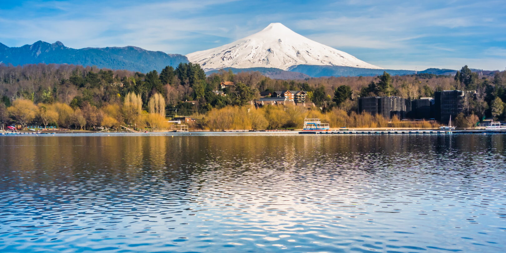 View of Vilarrica Volcano
