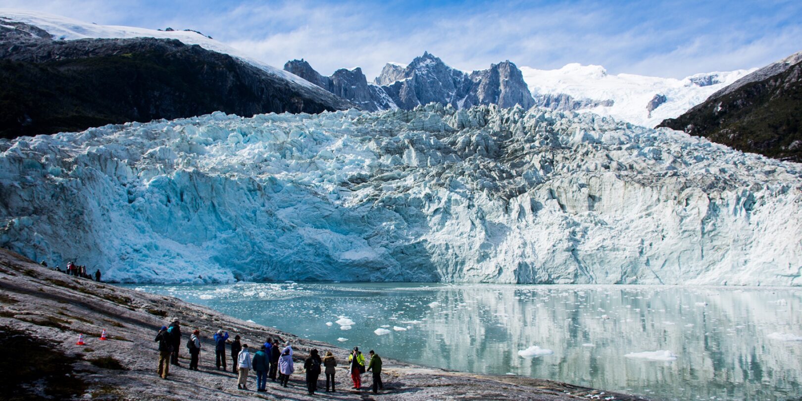 Icebergs in the Fjords of southern Patagonia