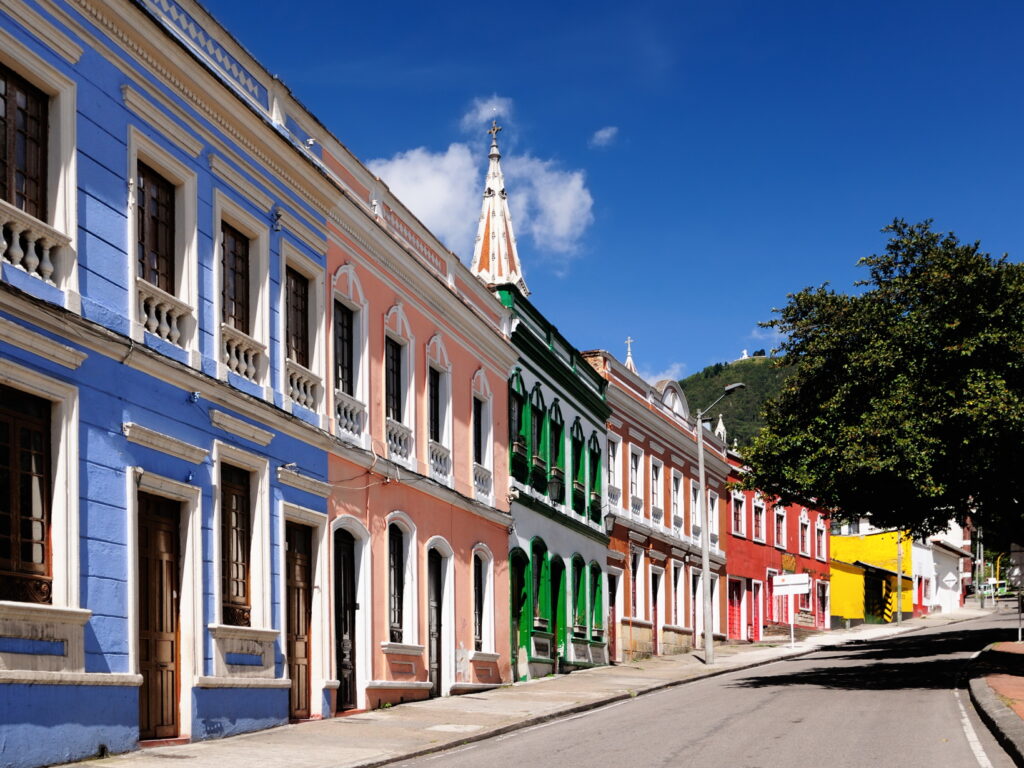 Colonial buildings Bogota