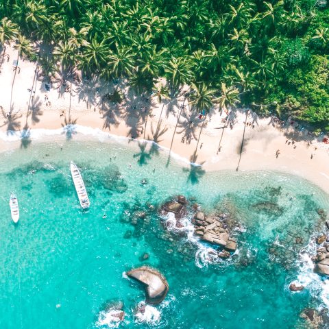 Tayrona,National,Park,Colombia,Drone,View Tayrona National Park
