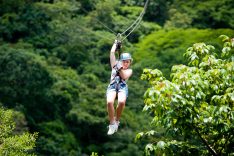 zip lining