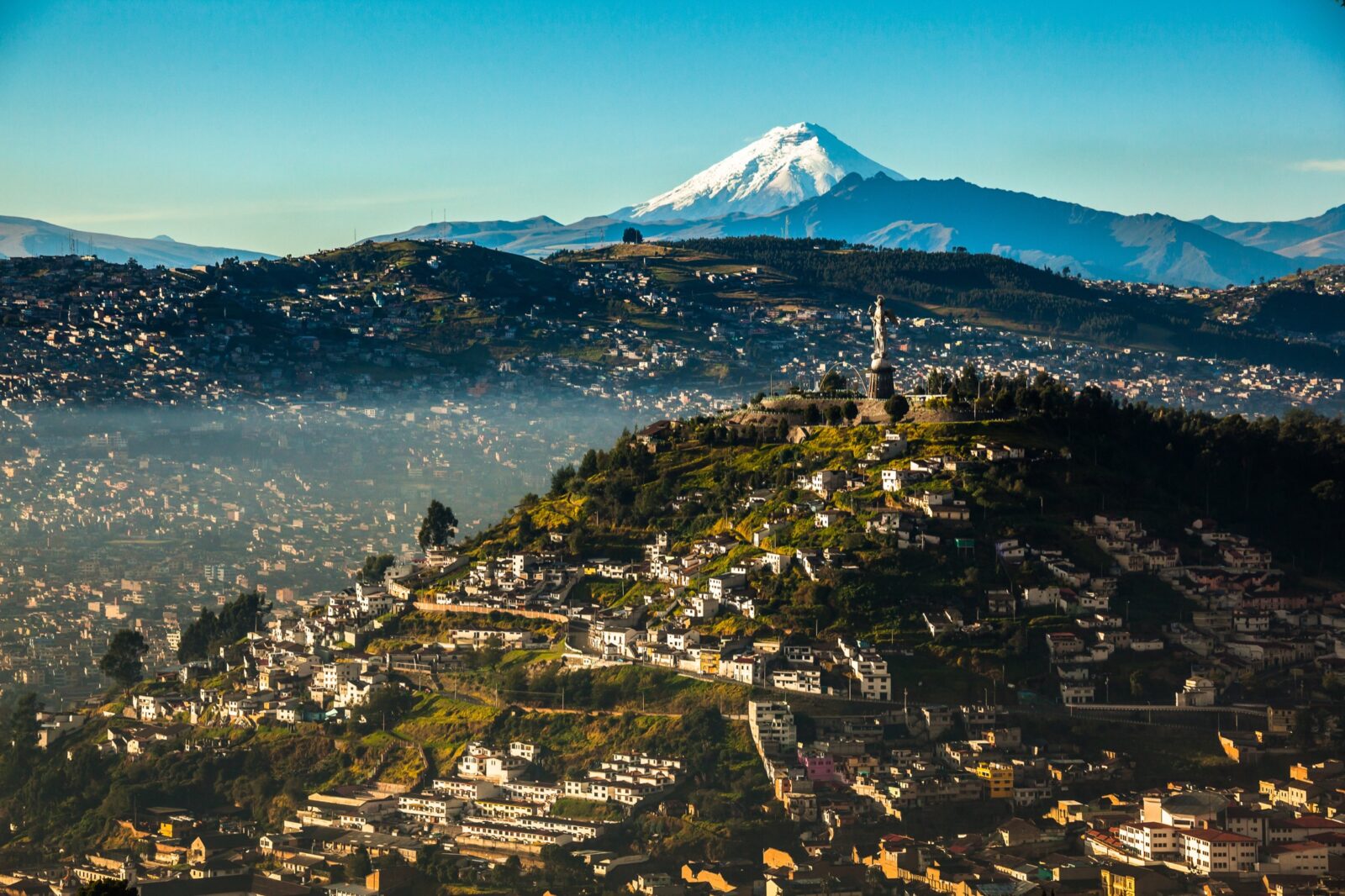 El Panecillo in Quito, Ecuador