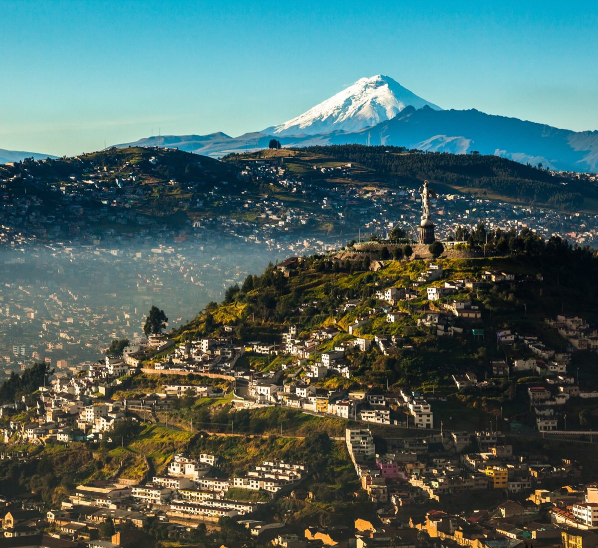 El Panecillo in Quito, Ecuador