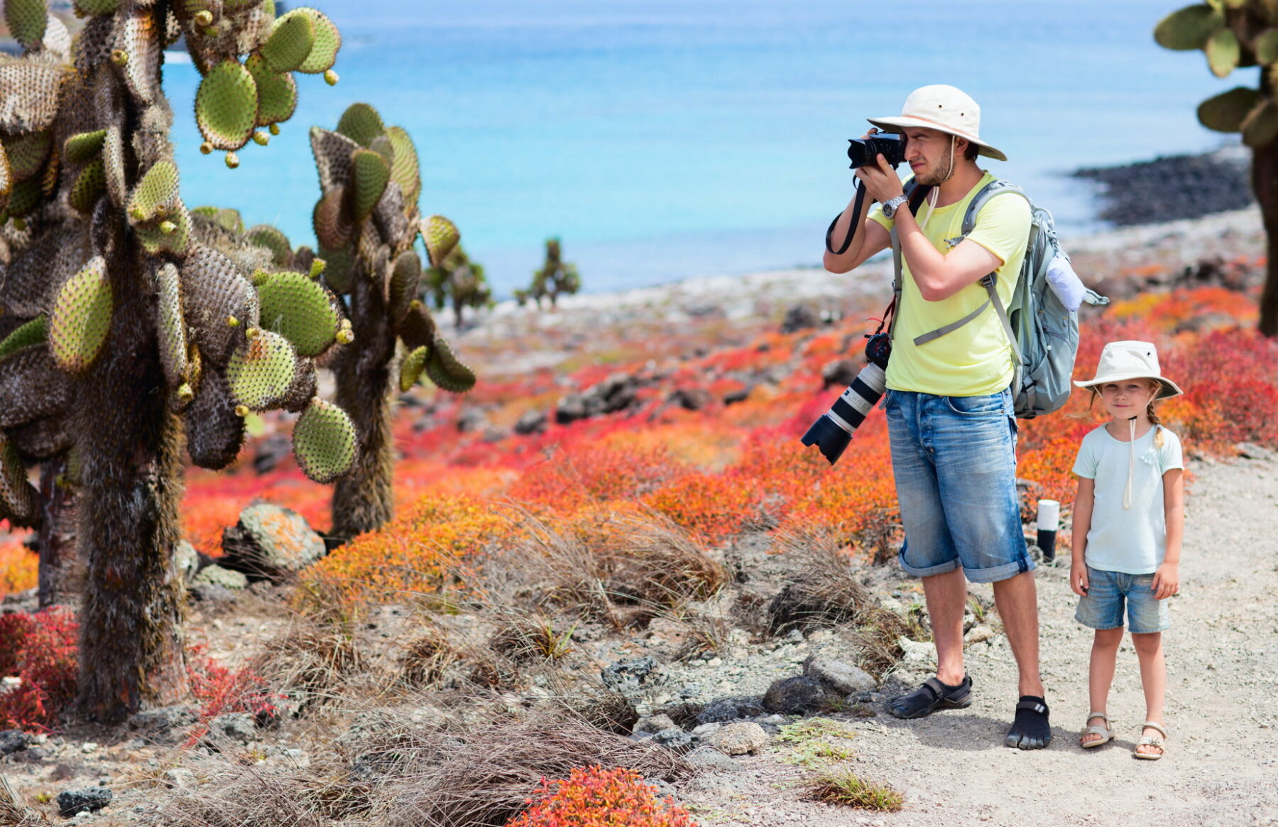 Family in the Galapagos