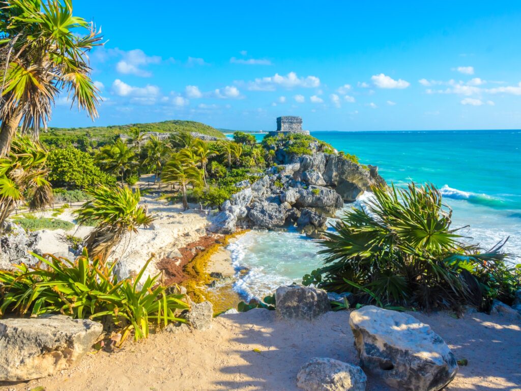 Beaches and coast of Tulum, Mexico