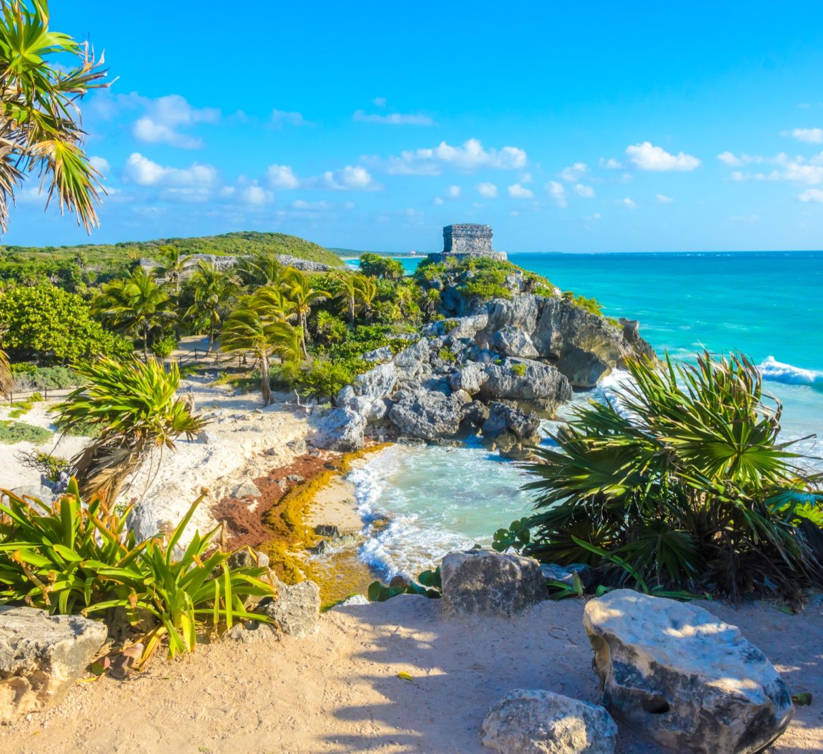 Beaches and coast of Tulum, Mexico