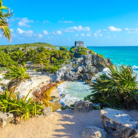 Beaches and coast of Tulum, Mexico