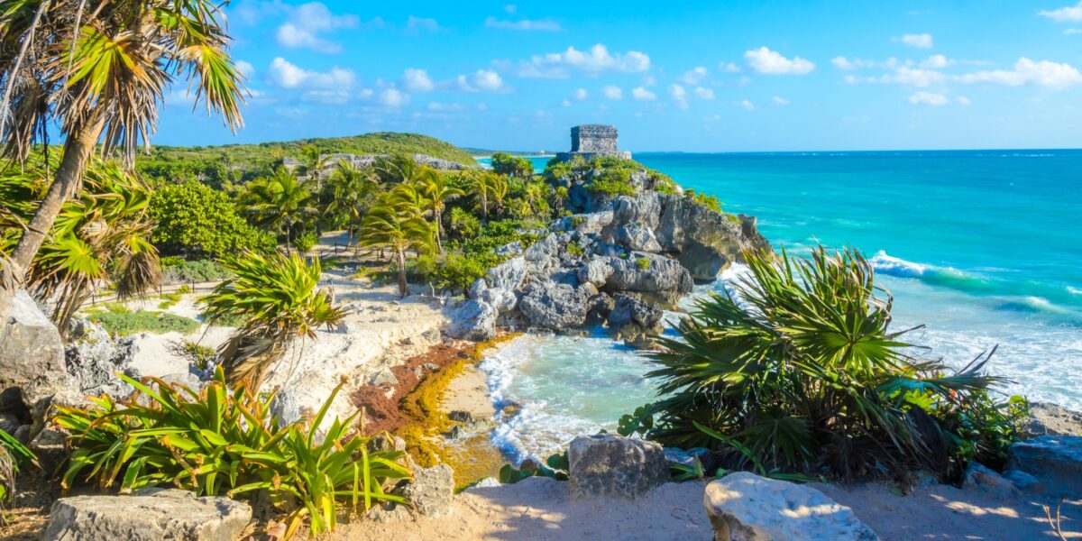 Beaches and coast of Tulum, Mexico
