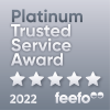 Feefo Platinum Trusted Service Award