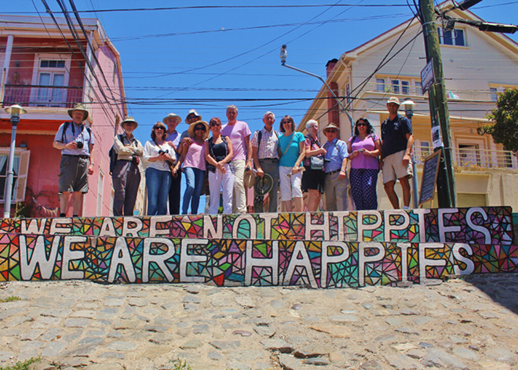 Group of people on holiday
