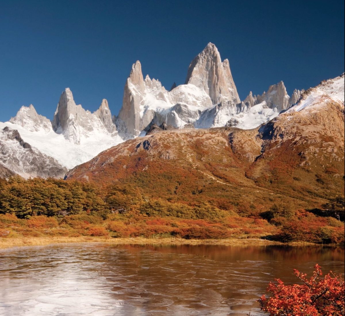 Mount Fitz Roy in Los Glaciares National Park, Patagonia