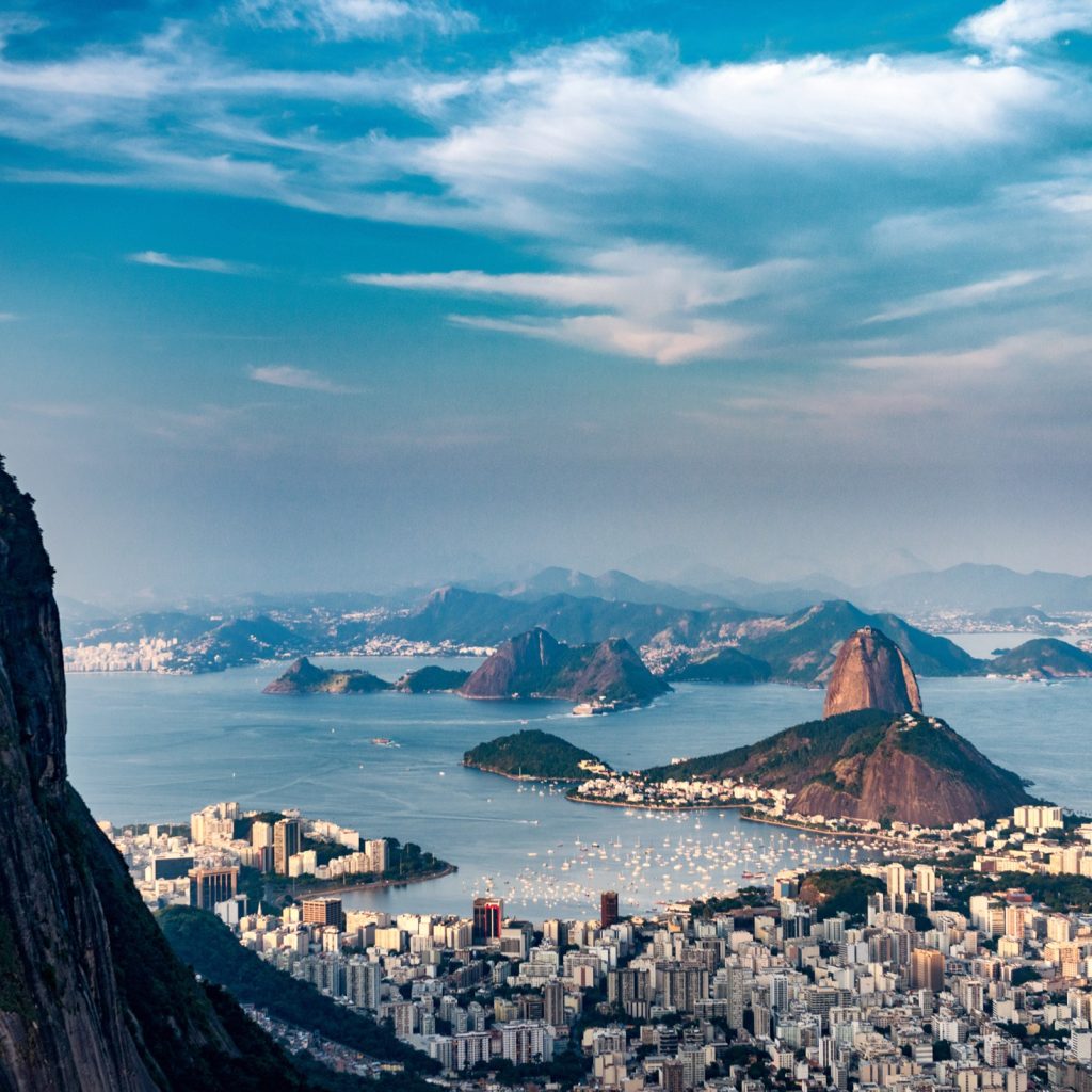 Christ the Redeemer statue over Rio De Janeiro