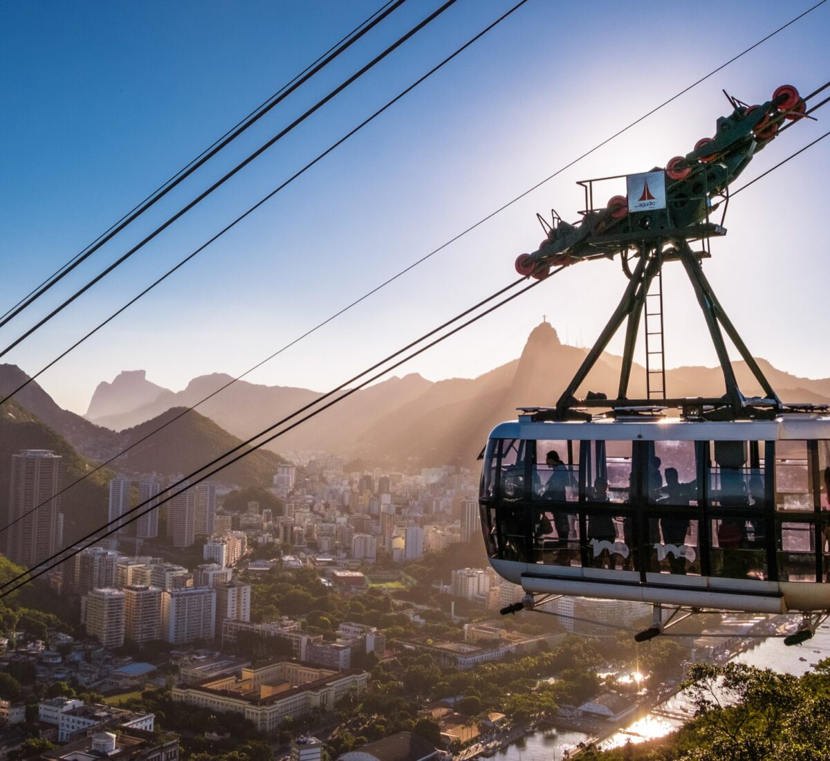 Gondola up over Rio De Janeiro