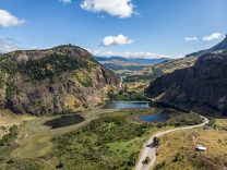 Foitzick lake beside Carretera Austral near to Coyhaique