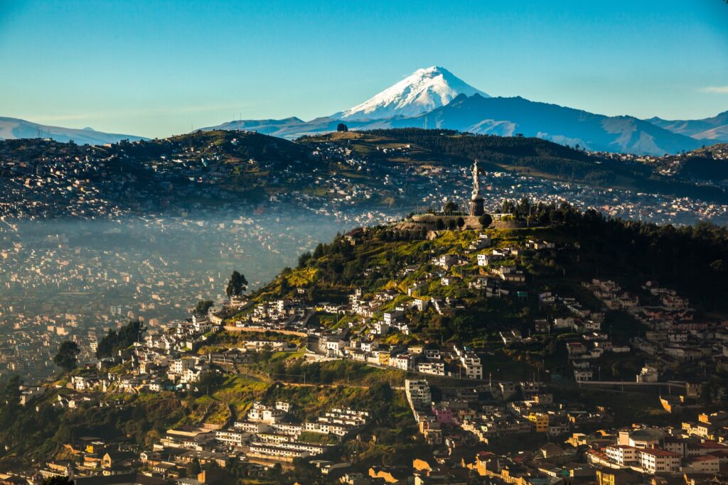 El Panecillo in Quito, Ecuador