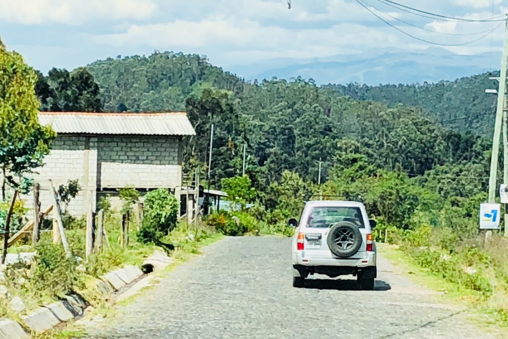4x4 vehicle in Cotopaxi National Park, Ecuador