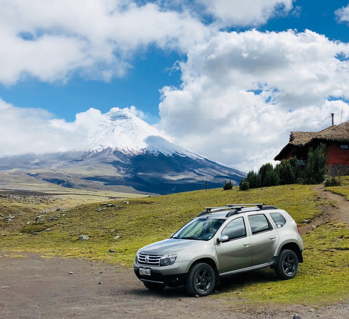 4x4 vehicle in Cotopaxi National Park, Ecuador