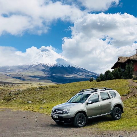 4x4 vehicle in Cotopaxi National Park, Ecuador