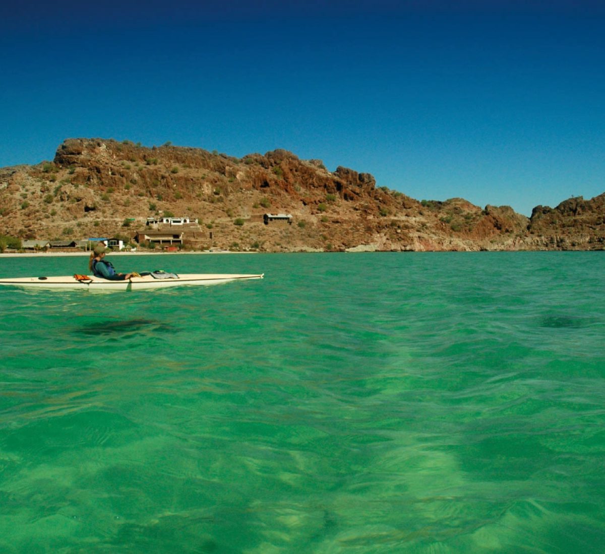 Person on Kayak in Baja California