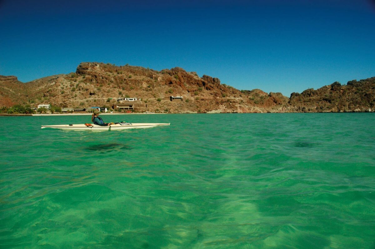 Person on Kayak in Baja California