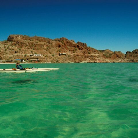 Person on Kayak in Baja California
