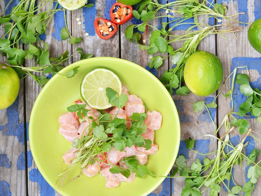 Ceviche dish from Peru