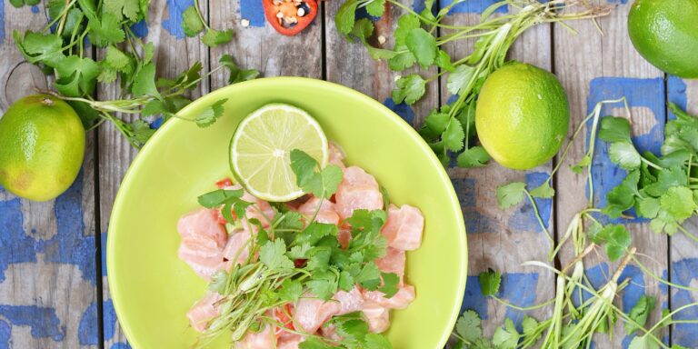 Ceviche dish from Peru