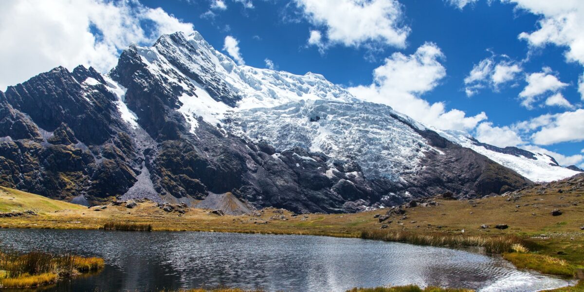 View of mountains on the Ausangate Trek, Peru