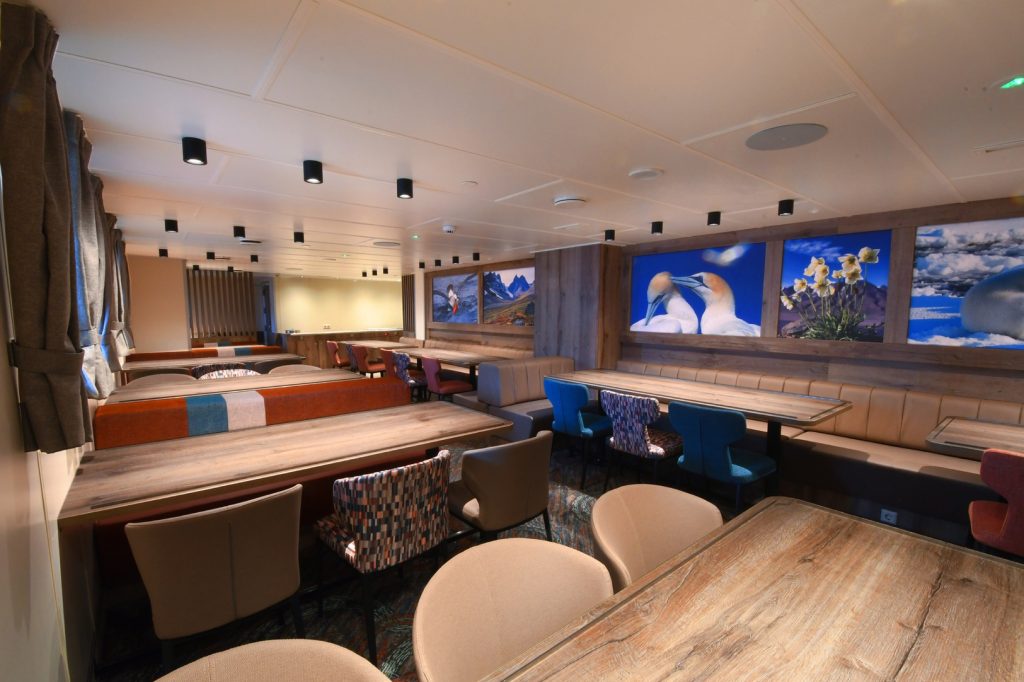 Lounge area at Ortelius Oceanwide Cruise
