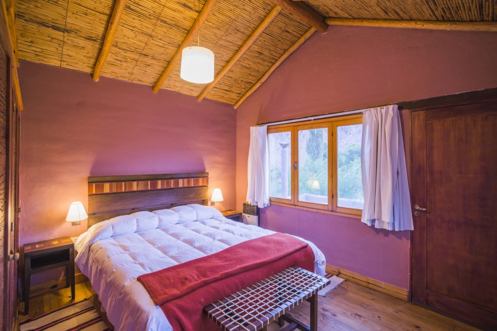 Bedroom at La Comarca Hotel, Purmamarca, Jujuy Province, Argentina
