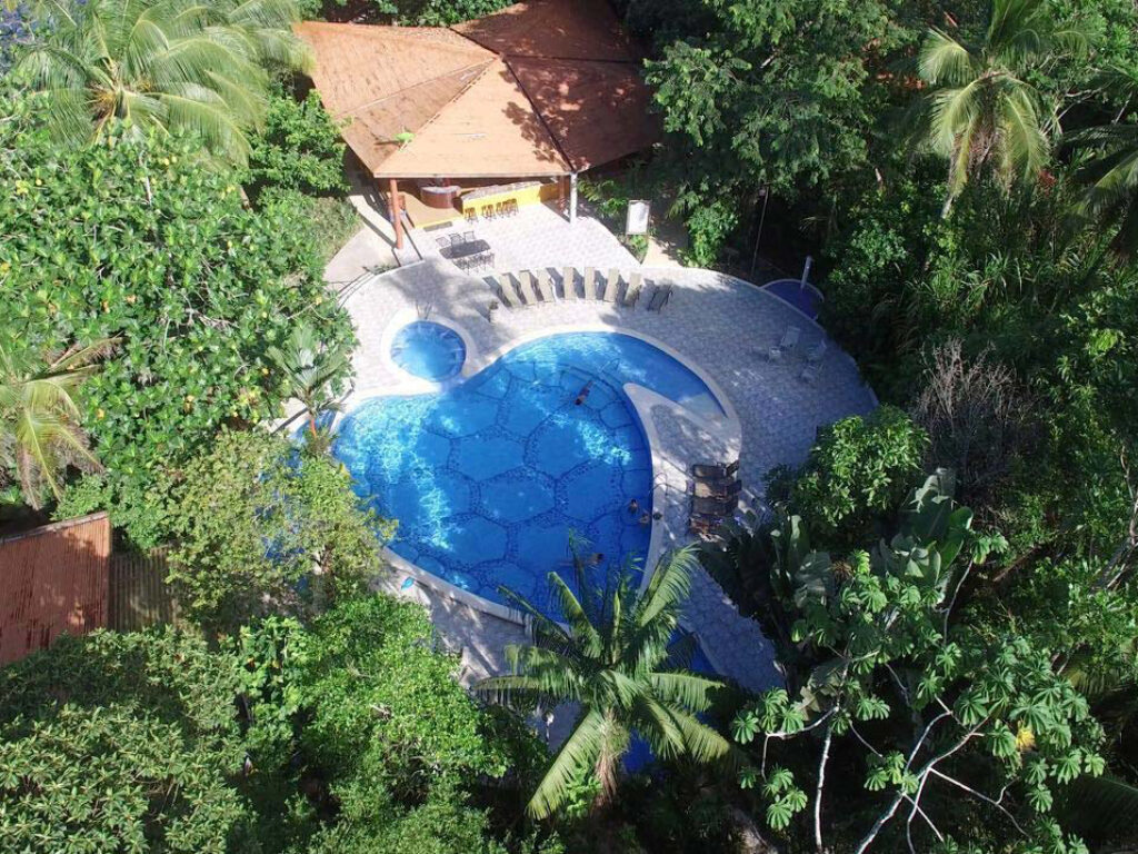 Aerial view of Aninga Lodge