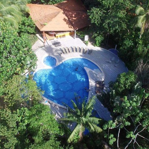 Aerial view of Aninga Lodge