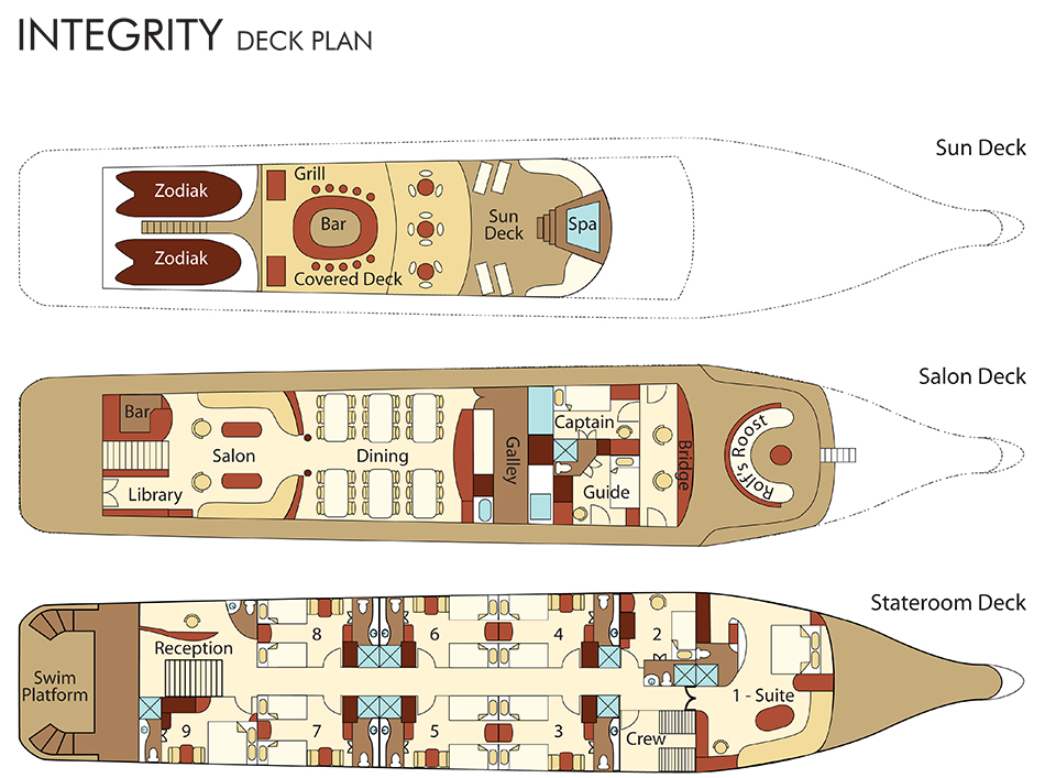 the Integrity deck plan