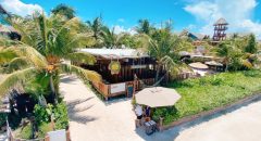Beach side restaurant