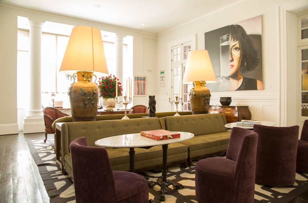 Hotel communal area