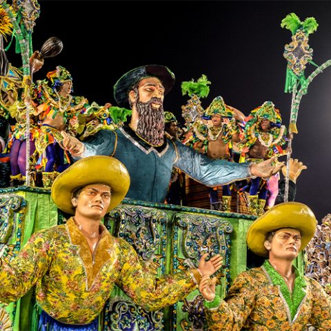 Performance at carnival - Rio de Janerio