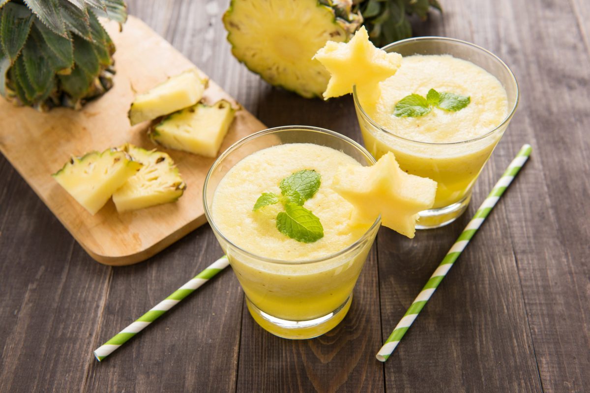 Pineapple and sales mint juice