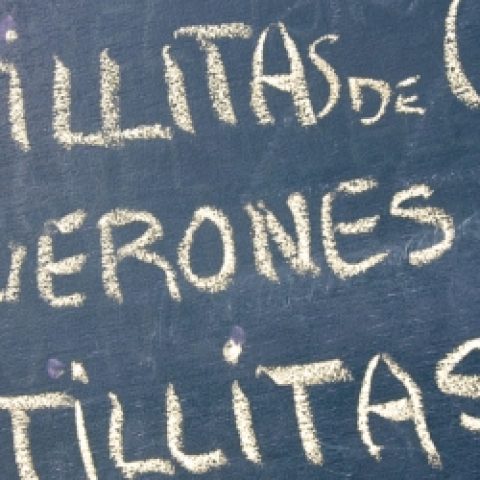 Spanish Menu Board