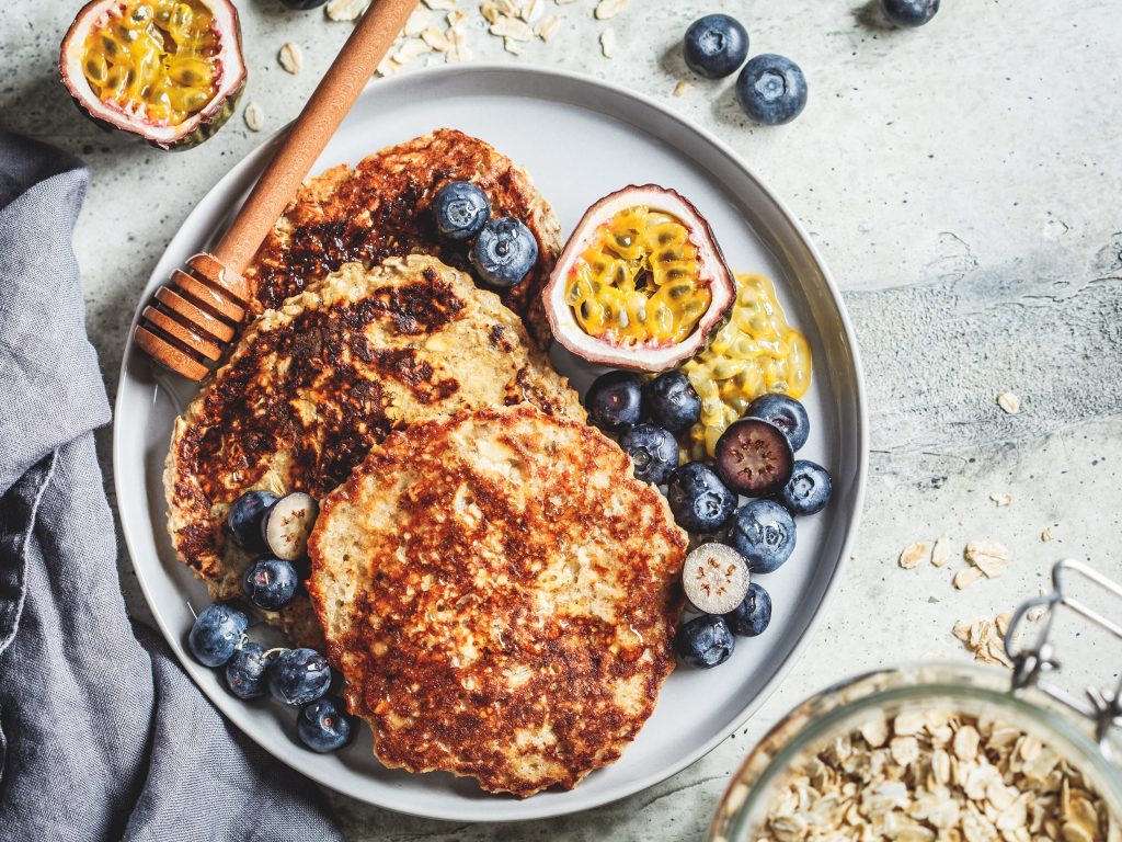 Passion fruit pancake