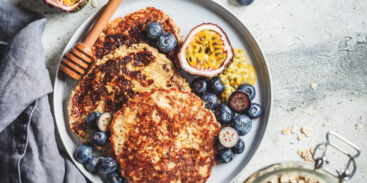 Passion fruit pancake