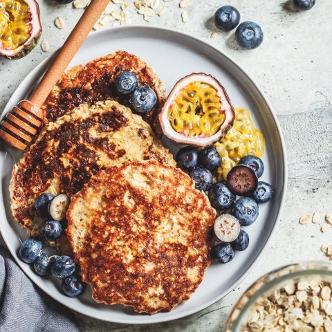Passion fruit pancake
