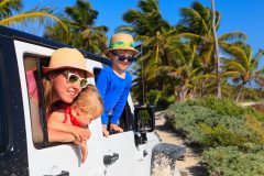 Family in Riviera Maya Mexico