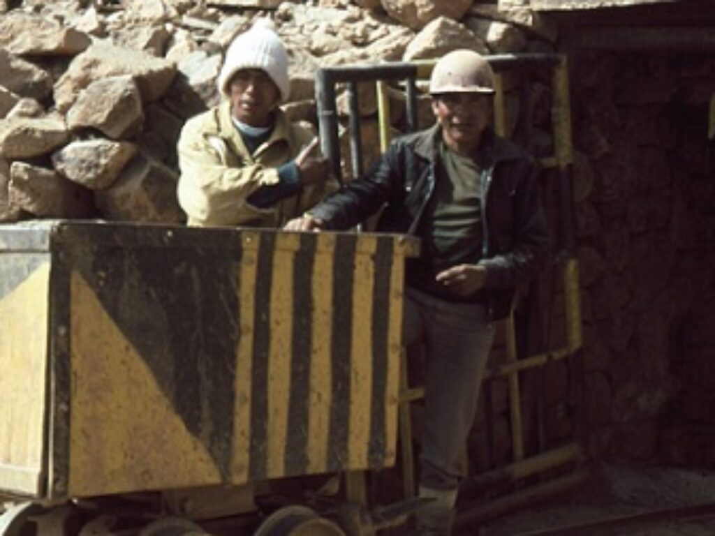 Potosi mine miners approx 1989