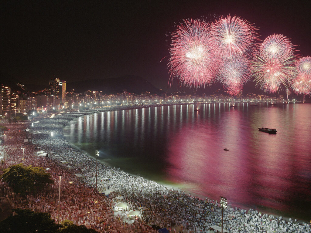 Rio de Janerio Copacabana New Year celebrations used for 30th an