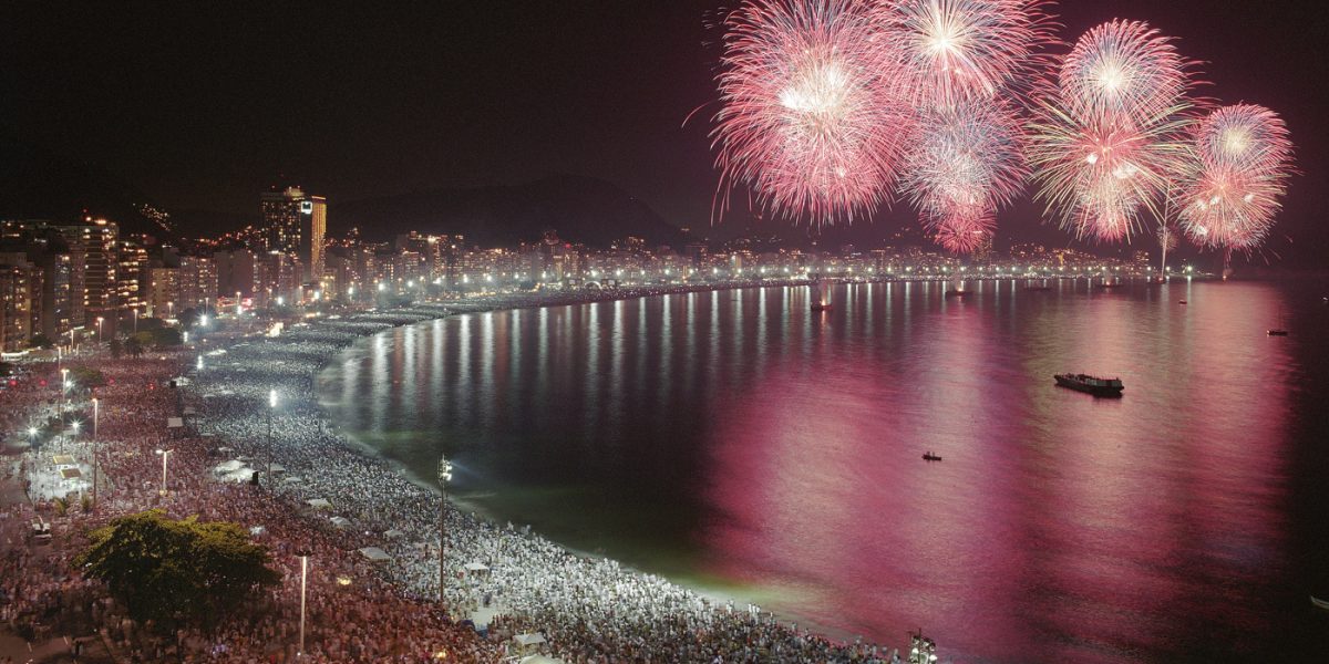 Rio de Janerio Copacabana New Year celebrations used for 30th an
