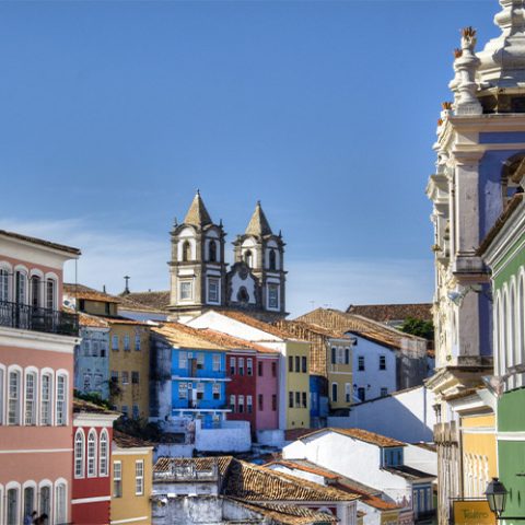 Buildings in Salvador da Bahíá, Brazil