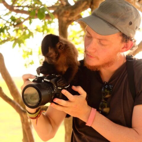 Iquitos Peru Monkey and camera TP JLA insider
