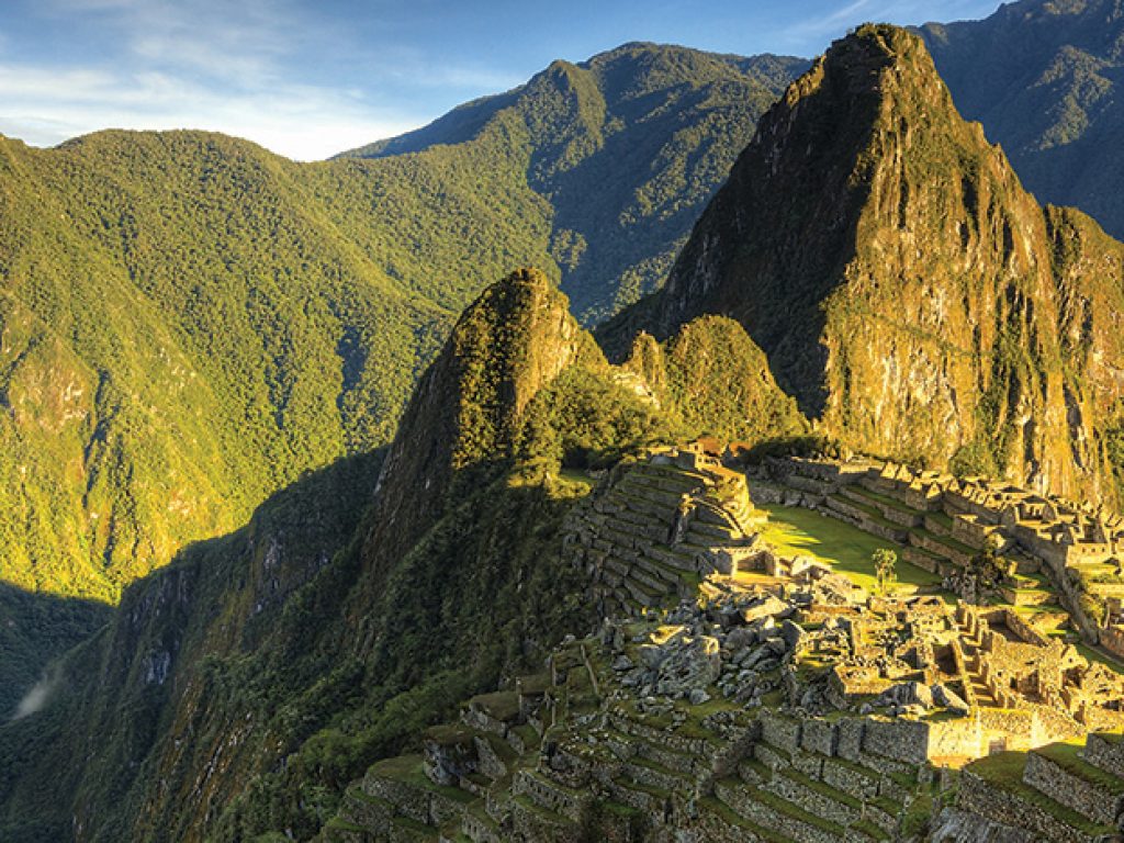 Sun over Machu Picchu